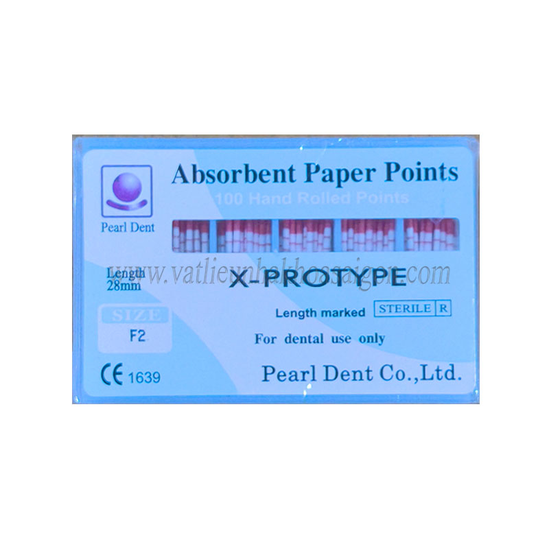 Côn giấy nội nha Absorbent Paper Points X-Protype - Pearl Endopia