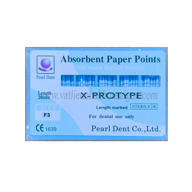 Côn giấy nội nha Absorbent Paper Points X-Protype - Pearl Endopia