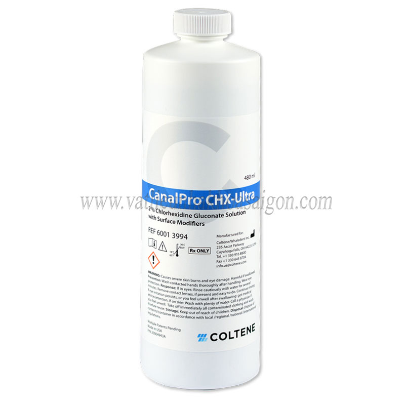 Dung dịch bơm rửa ống tuỷ CHX CanalPro Chlorhexidine 2% Coltene