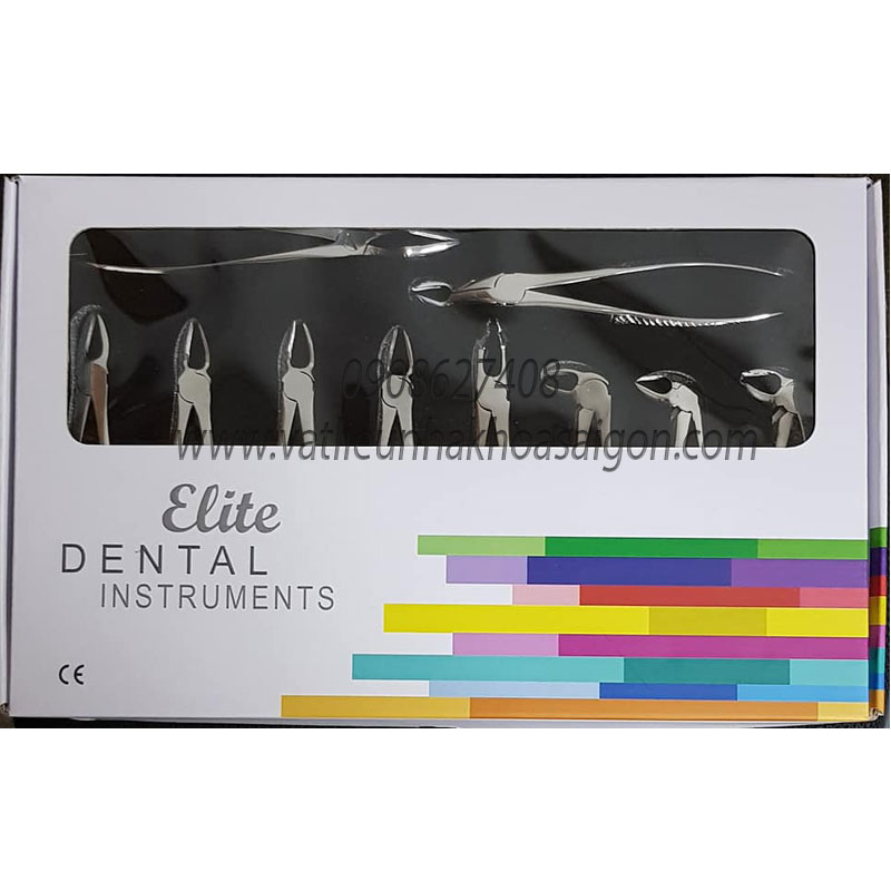 Bộ Kềm Nhổ Răng hàng ELITE đủ số