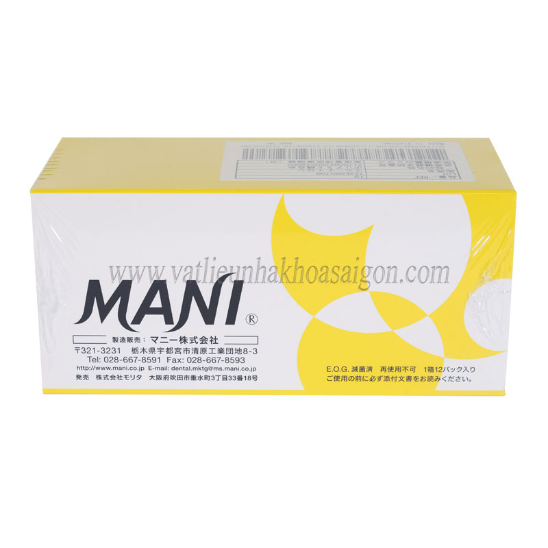 Chỉ khâu phẫu thuật không tiêu tiệt trùng Nylon - Mani