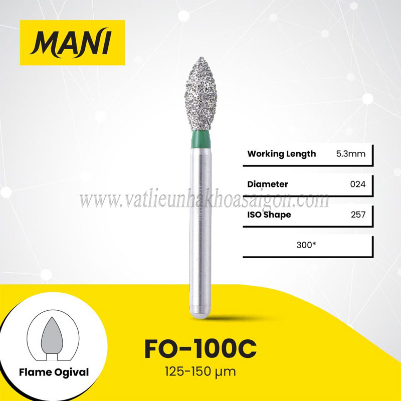 Mũi khoan ngọn lửa FO - Mani Mũi khoan ngọn lửa FO - Mani