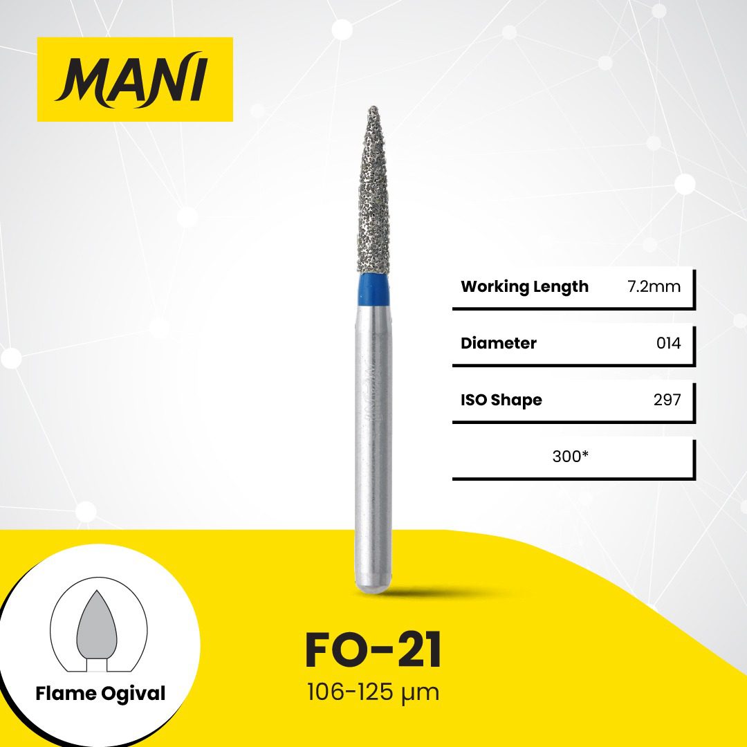 Mũi khoan ngọn lửa FO - Mani