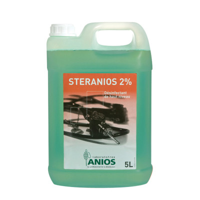 Dung dịch ngâm sát khuẩn dụng cụ Steranios G+R 5L - Pha sẵn, nồng độ 2% - Can 5L