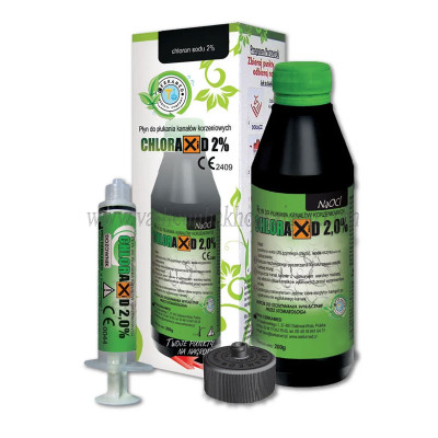 Dung dịch bơm rửa ống tuỷ Cloraxid NaOCl 2% - Cerkamed - Ba Lan