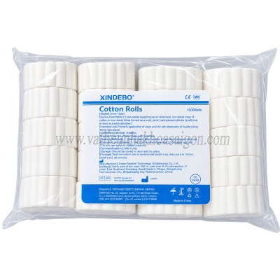 Gòn cuộn nha khoa gói lớn 100% cotton - Dental Cotton Roll